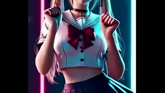 Playful dance of Marie Rose in 3D with DOA style