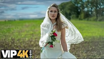 The bride chases after other men on her way to her new husband, in a thrilling car scene.