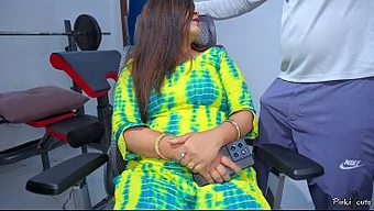 First time sex of Indian hot girl with her stepbrother on the chair